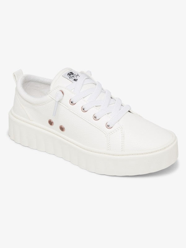 Roxy white deals tennis shoes