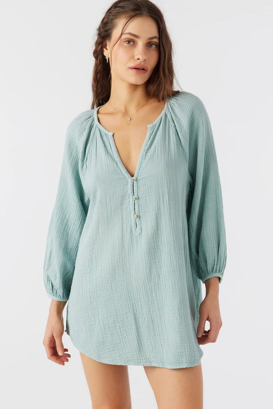 O'neill Cover-Ups Solid Color Wash Long Sleeve