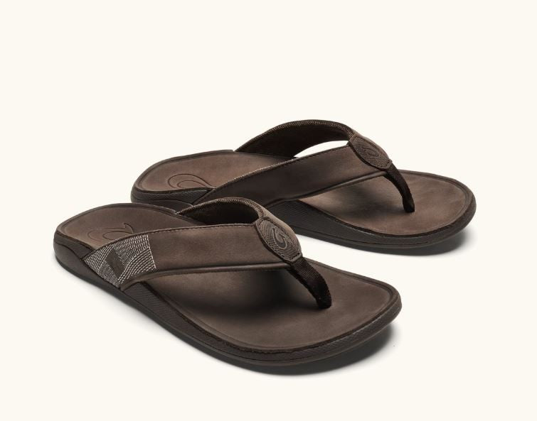 Olukai Sandals Dark Wood