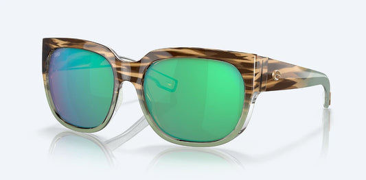 Costa Del Mar Sunglasses Shiny Ocean Jade Green Mirror