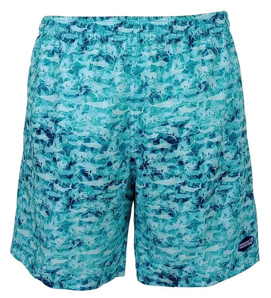 Hook & Tackle Volley Shorts 7" Quick-Dry Elastic Waistband