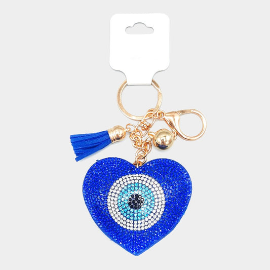 Wona Trading Keychain Heart Tassel Keychain