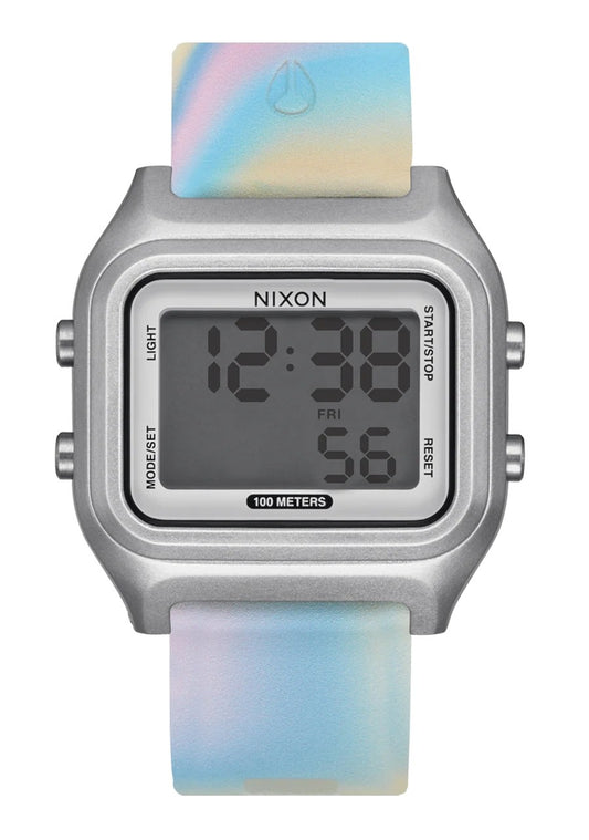 Nixon Watches Silver/Pastel Swirl