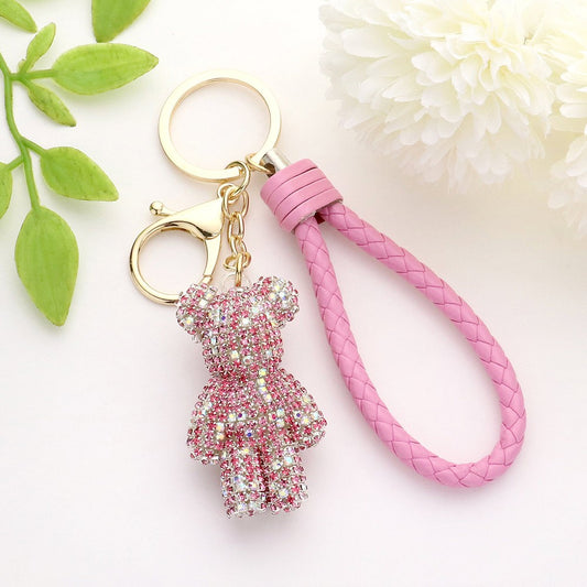 Wona Trading Keychain Faux Leather Strap Keychain