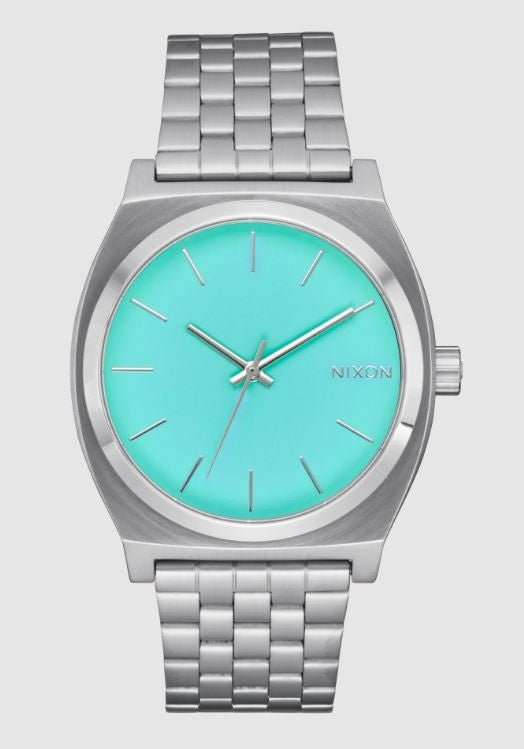 Nixon Watches Silver/ Turquoise