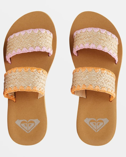 Roxy Sandals Synthetic Leather Two Strap Sl
