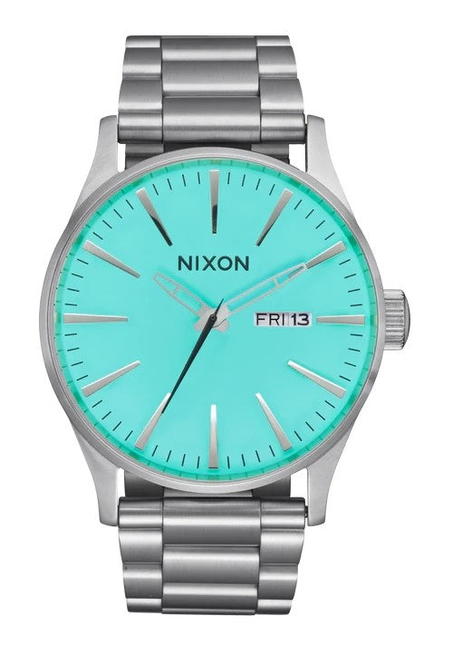 Nixon Watches Silver/Turquoise