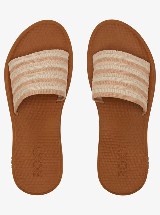 Roxy Sandals Soft Textile Webbing Slide Upp