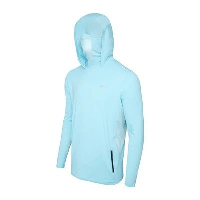 Pelagic Long Sleeve T-Shirts Hooded 50+ UPF Protection