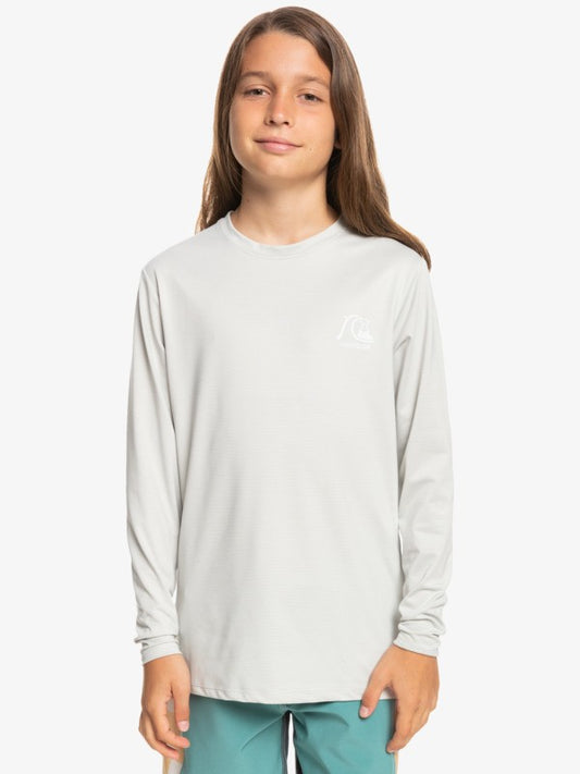 Quiksilver Rashguards Boys Heather Long Sleeve UPF 50