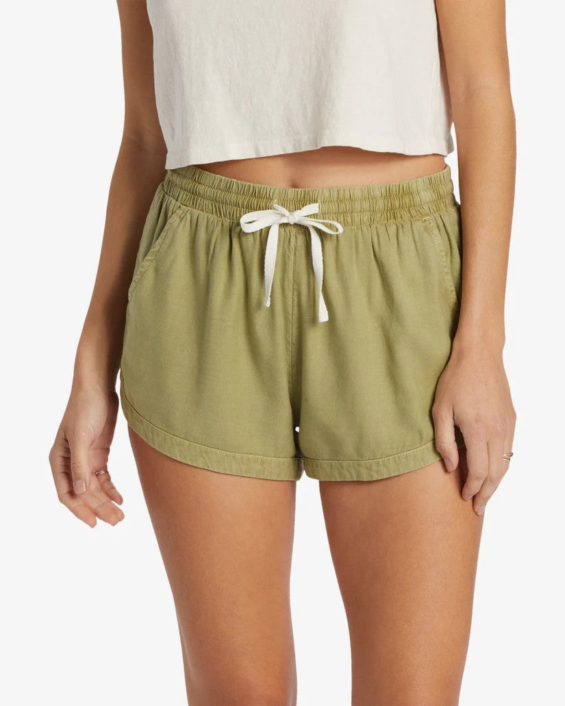 Billabong Women's Shorts Elastic Waist Shorts