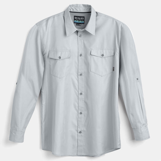 Scales Long Sleeve ShirtsMen's Woven Shirts Perform Stretch