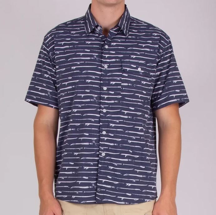 Salt Life Short Sleeve Men's Woven Shirts