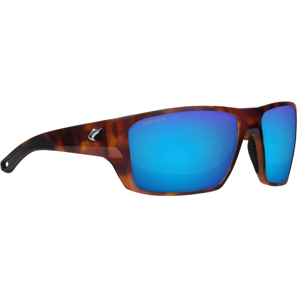 Pure Fising Sunglasses Matte Sienna Tortoise Blue Mir