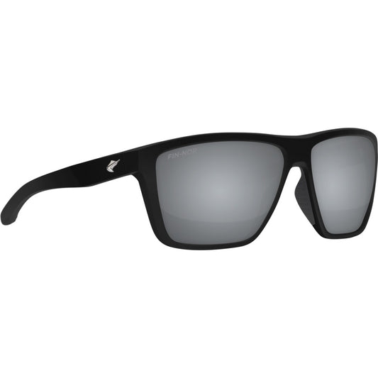 Pure Fishing Sunglasses Matte Black Silver Mirror-Grey