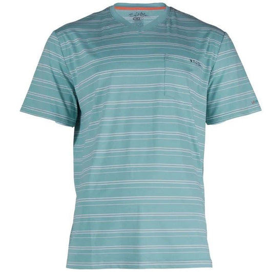 Salt Life Men's T-Shirts V-Neck Short Sleeve Performanc