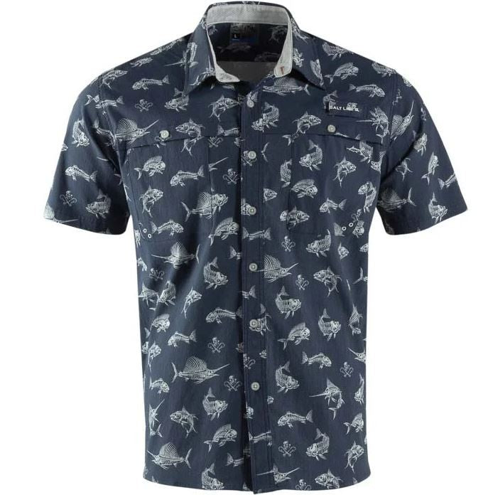 Salt Life Short Sleeve Men's Woven Shirts