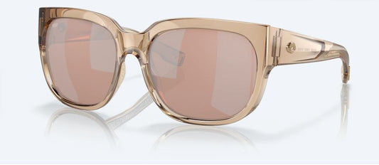Costa Del Mar Sunglasses Shiny Blonde Crystal, Copper S