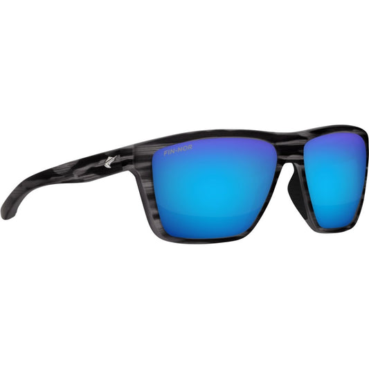 Pure Fishing Sunglasses Matte Smoke Stripe Blue Mirror
