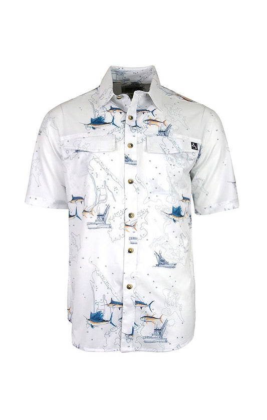 Hook & Tackle Short Sleeve Men Sun Protection Moisture-Wickin