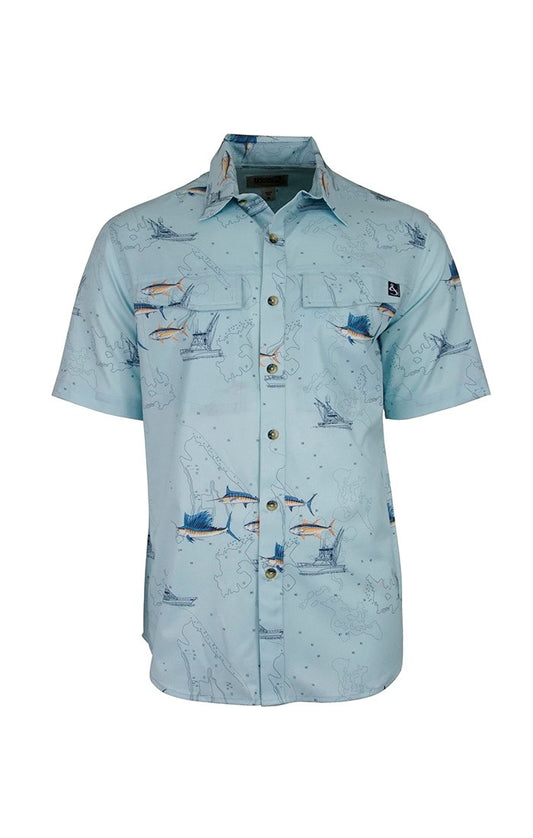 Hook & Tackle Short Sleeve Men Sun Protection Moisture-Wickin