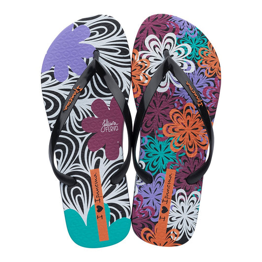 Ipanema Sandals Flip Flop Black/Blue/White