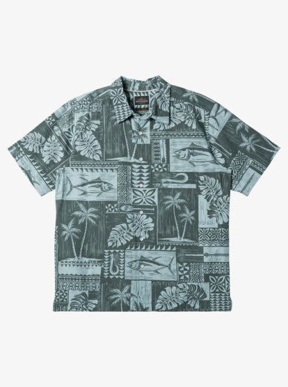 Quiksilver Short Sleeve Men's Woven Shirts Waterman