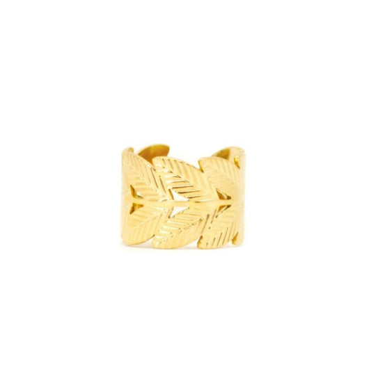 Salty Cali Ring Gold Plated Stainless Steel