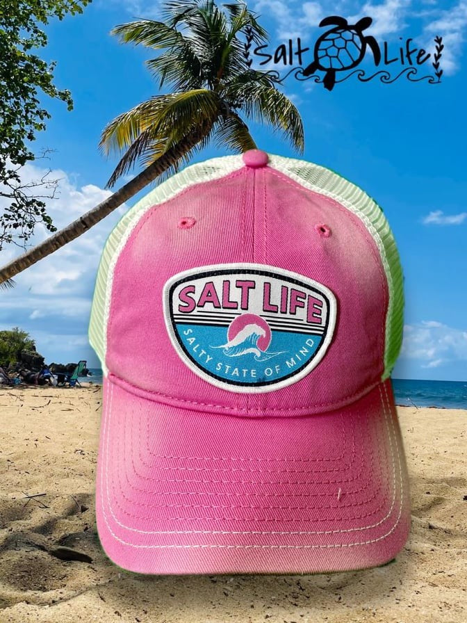 Salt Life Hats Woman Adjustable Velcro Backstrap – Marine World