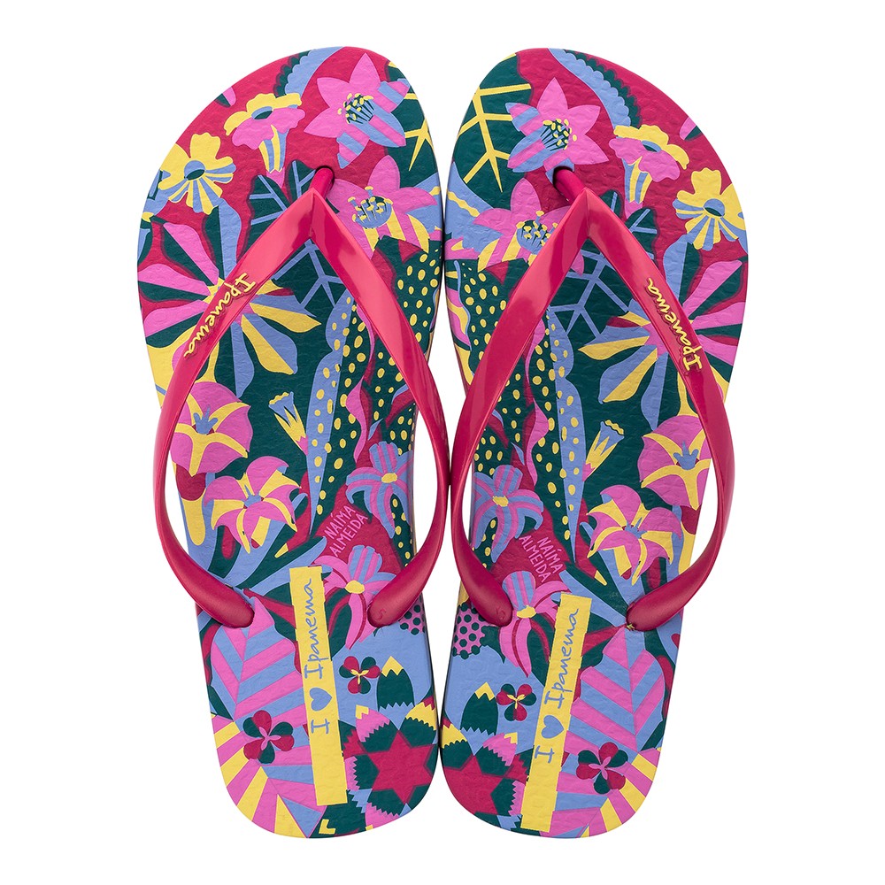 Ipanema Sandals Flip Flop Pink/Blue/Yellow