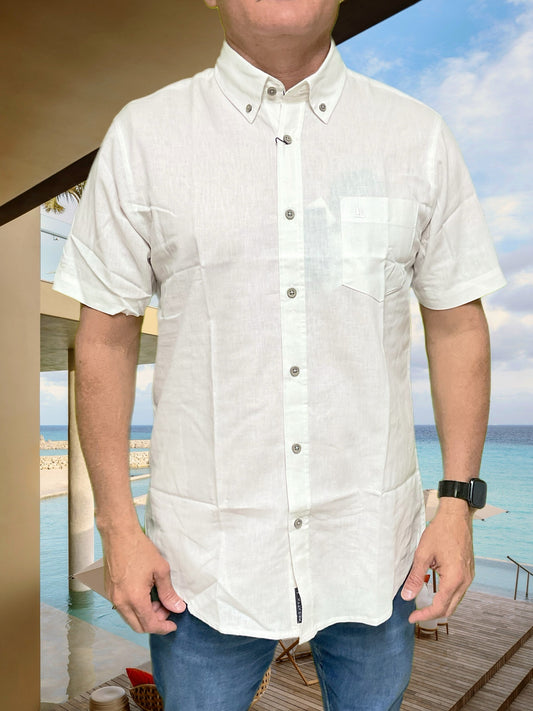 Regatta Short Sleeve Men's Woven Shirts Solid