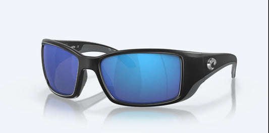 Costa Del Mar Sunglasses Matte Black Blue Mirror Polari