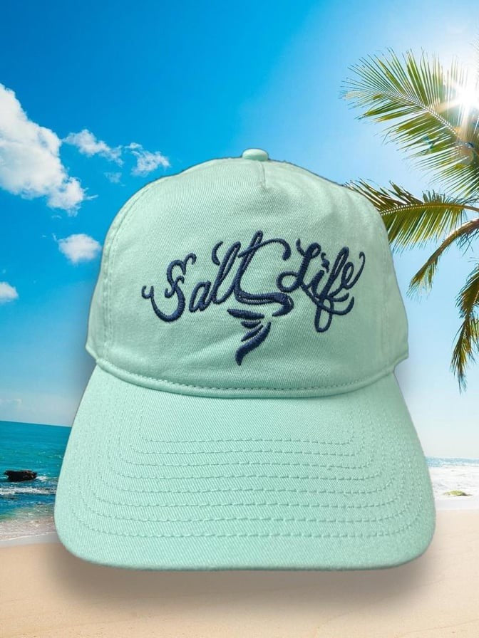 Salt Life Hats Woman Adjustable Velcro Backstrap