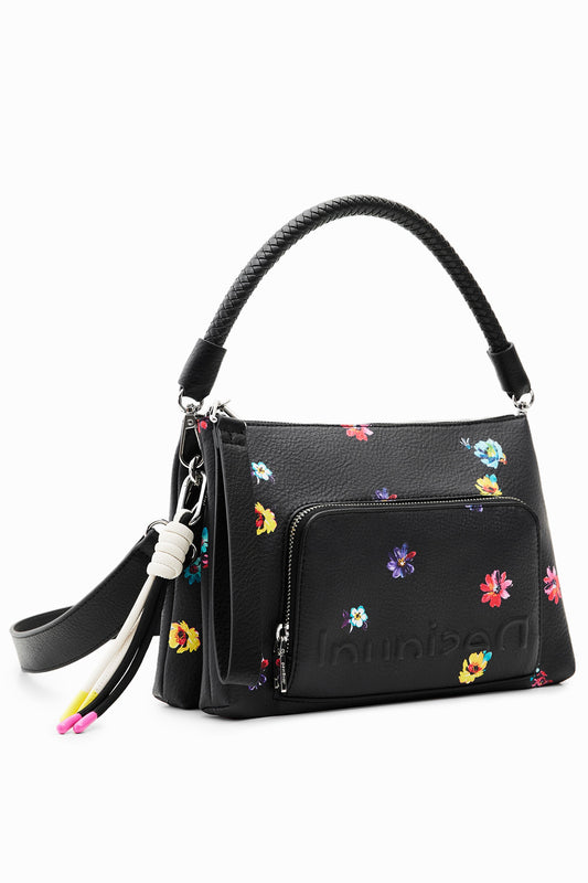 Desigual Bags Bandolera Pequeña Flores