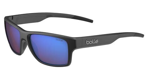Bolle Sunglasses Black Matte Brown Blue