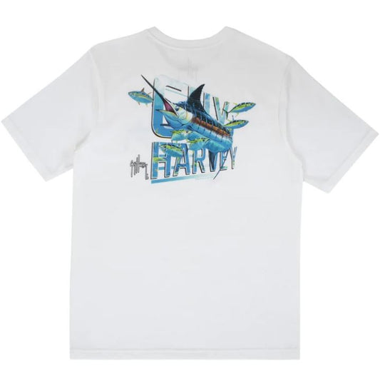 Guy Harvey Boy's Clothing Marlin Short Sleeve T-Shirt