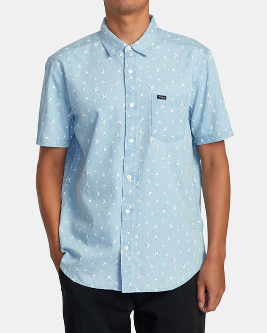 RVCA Short Sleeve Men's Woven Shirts