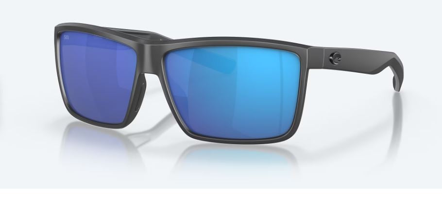 Costa Del Mar Sunglasses Matte Gray, Blue Mirror Polari