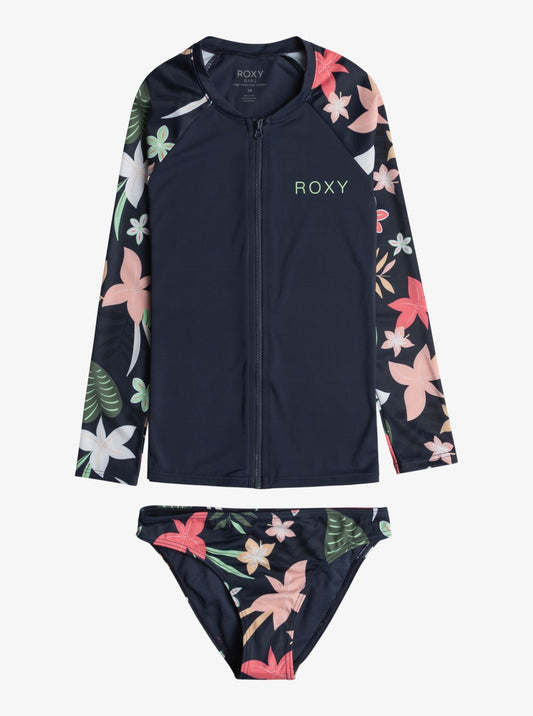 Roxy Girls Clothing UPF 50 Long Sleeve Zipped Rash