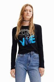 Desigual Women's Tops Camisate Vive Cropped