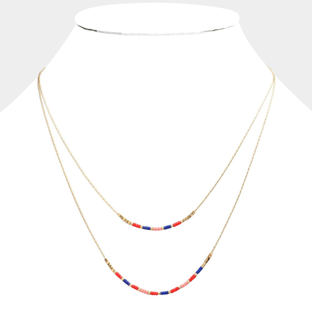 Wona Trading Necklace Layered Bib Necklace