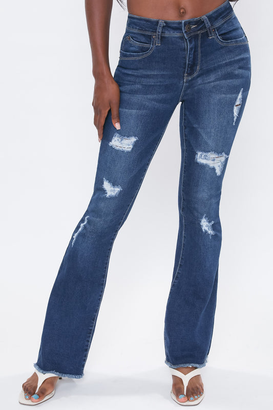 YMI Jeanswear Women's Jeans High-Rise Super Flare