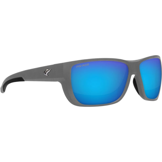 Pure Fishing Sunglasses Matte Dark Grey Blue Mirror