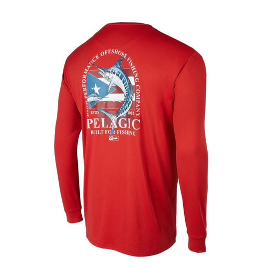 Pelagic Long Sleeve T-Shirts Marlin UPF 50+ Sun Protection