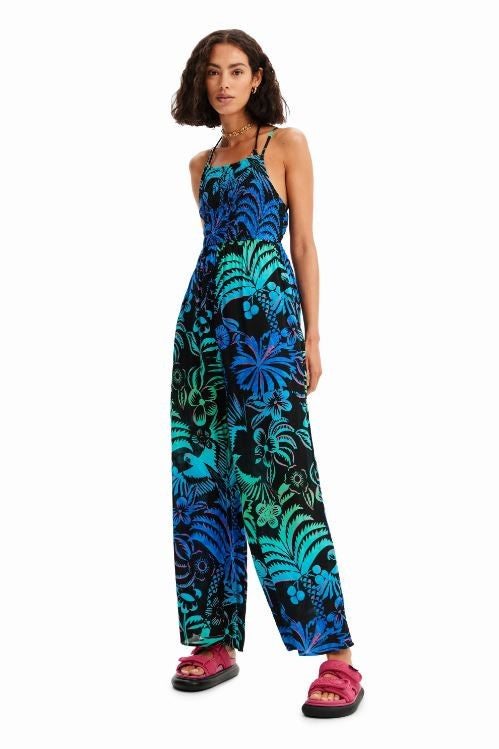 Desigual Women's Dresses Mono Largo Tirantes Tropical