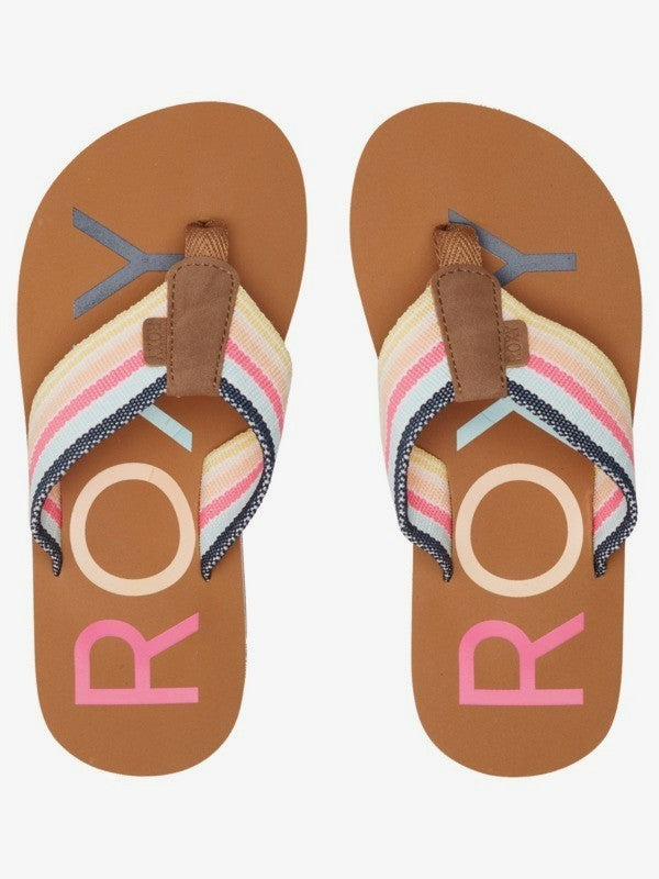 Roxy Sandals Girls Textile Webbing Upper