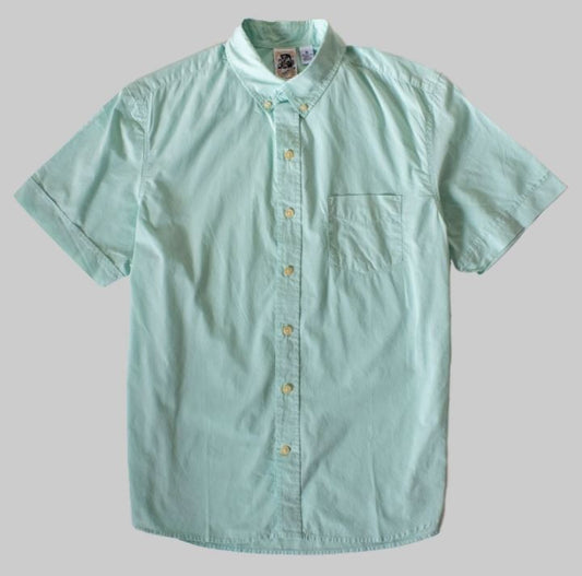 Kennington Short Sleeve Men's Woven Shirts Solid Dyed