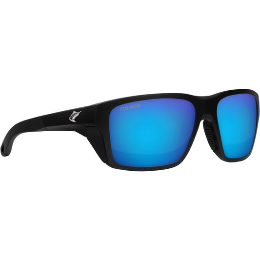 Pure Fishing Sunglasses Matte Black Blue Mirror Grey