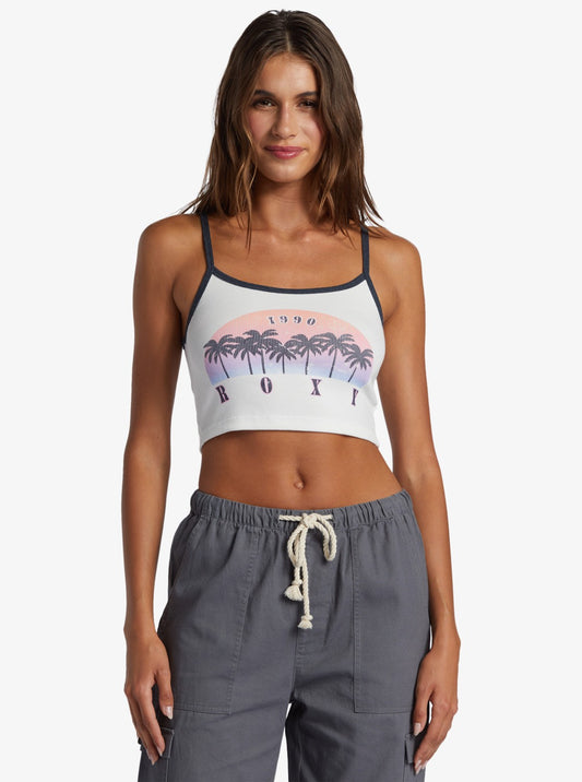 Roxy Women's Tops Strappy Crop Tank