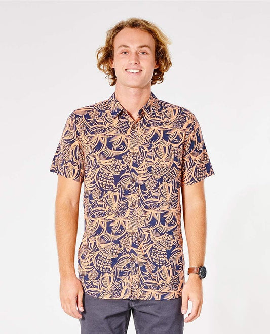 Rip Curl Short Sleeve Men's Woven Shirts Allover Printed